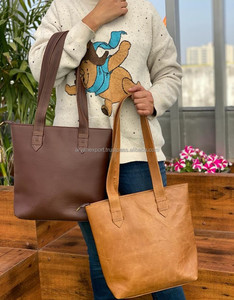 2025 Wholesale Manufacture Women's Genuine Leather <b>Tote</b> Handbag Large Capacity Daily Shoulder <b>Bag</b> for Office, Travel & Casual - Product Image 4