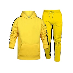 Hooded Fleece Tracksuit with Drawstring Closure Streetwear Style Breathable & Eco-Friendly Unisex Adult - Product Image 1