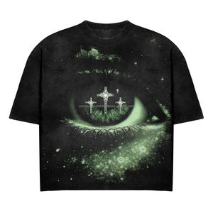 T-shirt de créateur personnalisé, T-shirt de luxe pour hommes, T-shirt oversize en coton épais, T-shirt streetwear surdimensionné pour hommes - Product Image 1