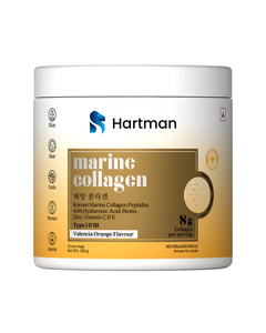 Premium Marine Collagen Type I and III Powder with Valencia Orange Flavor - Product Image 1