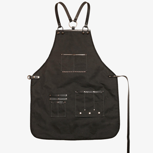 Tablier de Barbier en Cuir Durable et Imperméable, Réglable, pour Salon de Coiffure - Product Image 6
