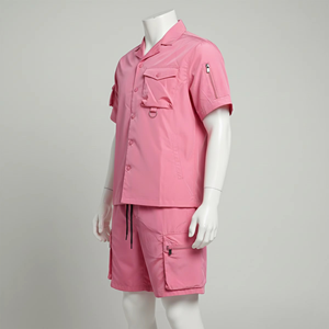 Conjunto de Camiseta y Pantalones Cortos de Lujo Blancos para Hombre, de la Mejor Calidad, con Logotipo Personalizado, Diseño de Diseñador, Conjunto de Verano de Dos Piezas para Hombre - Product Image 5