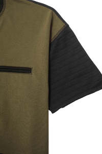 Camisetas de Algodón para Hombre, Color Negro y Verde Oliva, con Bolsillo, Transpirables, de Alta Calidad, al por Mayor, con Logotipo Personalizado, Hechas en Pakistán - Product Image 3