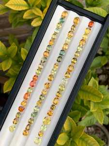 Zafiros naturales multicolor de corte ovalado facetado, piedras sueltas para la elaboración de joyas, anillos, colgantes, pendientes, regalo para mujeres. - Product Image 2