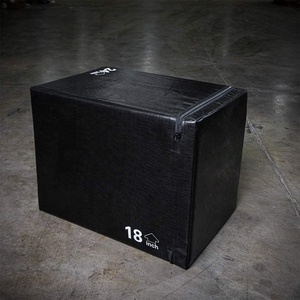 Fabricante profesional de venta al por mayor, caja de salto Plyo, caja de entrenamiento de salto pliométrica de cara suave para levantadores de pesas de entrenamiento cruzado - Product Image 2