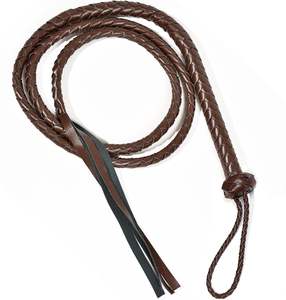 Látigos de cuero prémium de piel de vaca para carreras de caballos, hechos a mano, antideslizantes, de bajo precio, suaves al tacto, para cazadores. - Product Image 2