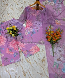 Indian Pakistani Vintage Fashion Women's Cotton Party Kurti Bulk Wholesale Online Sexy Elegant Plus Size Floor-Length - Product Image 4