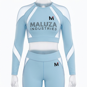 ชุดยูนิฟอร์มเชียร์ลีดเดอร์ออกแบบเองขายส่ง ชุดเชียร์แบบซับลิเมชั่นสำหรับการแข่งขันและการฝึกซ้อม - Product Image 1