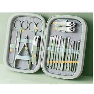 Kit de Manicura y Pedicura Clásico para Adultos de Acero Inoxidable Premium Duradero, Juego Completo de Cuidado con Herramientas de Agarre Cómodo - Product Image 3