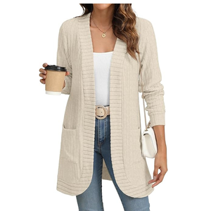 Women’s Classic Button-Up Knit <b>Cardigan</b> <b>Sweater</b> - Product Image 1