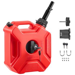 Contenitore Portatile per Carburante da 1,3 Galloni con Beccuccio Antigoccia Sicuro, Supporto Bloccabile, Portata Massima 15 L/min, per Trasporto Merci - Product Image 1