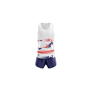Ensemble d'uniformes de sport imprimés sans manches pour adultes - Séchage rapide, respirant, durable, 100% polyester, pour équipes sportives - Product Image 1