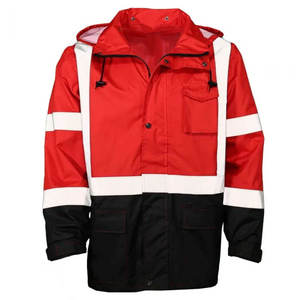 Vestes coupe-vent de sécurité routière haute visibilité personnalisables en plusieurs couleurs, pour travaux de construction, hiver, réfléchissantes - Product Image 6