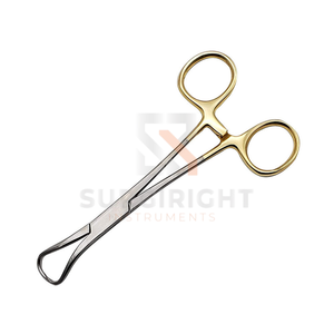 Pince à serviette Roeder 11 cm à mâchoires sphériques en acier inoxydable de qualité médicale, forceps chirurgical, exportateur par Blush Surgical – Meilleure vente - Product Image 1