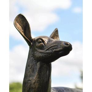 Estatua de Reno Hembra de Tamaño Real al por Mayor, Escultura de Cierva de Bronce Artesanal, Suministros para Eventos - Product Image 4