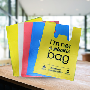 Sac de courses appliqué aux systèmes de vente au détail commerciaux mettant en avant les sacs de transport biodégradables - Product Image 1