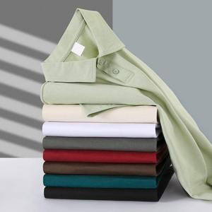 เสื้อโปโลชาย สินค้าขายดี ดีไซน์ใหม่ รับทำโลโก้ สีพื้น ระบายอากาศได้ดี เสื้อยืดโปโลสำหรับผู้ชาย - Product Image 2