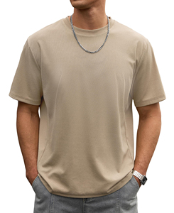 เสื้อยืดคอกลมผู้ชายสไตล์ใหม่ แนวลำลอง/ทางการ/วินเทจ/สตรีทแวร์ ทรงหลวม ดีไซน์คลาสสิก รับผลิตเสื้อยืดผู้ชายแบบ OEM - Product Image 1