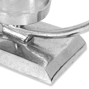 Lanterne porte-bougie en aluminium avec pot en verre pour centres de table d'hôtels, décoration intérieure et extérieure - Product Image 3