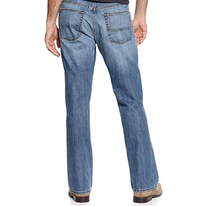 Pantalons en jean pour hommes, coupe droite, classiques, fournisseur en gros, livraison rapide, pantalons pour hommes lavés - Product Image 2