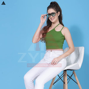 เสื้อครอปท็อปสั่งทำพิเศษ บริการ OEM เสื้อครอปท็อปลำลองสำหรับออกกำลังกาย แขนสั้น ทรงเข้ารูป ราคาประหยัด - Product Image 5