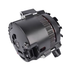 Black 160 AMP CS130 Car Alternator with Serpentine Pulley for GM Chevrolet SBC BBC ES1006BK - Product Image 4