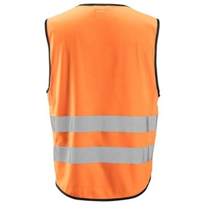 Vêtements de travail, gilet de sécurité pour la pêche en plein air, ANSI Classe 1, EN ISO 20471 Classe 1, imperméable, fluorescent, haute visibilité, poches réfléchissantes - Product Image 3