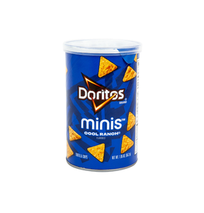 Authentic Doritoss Minis Cool Ranch Bite Sized Tortilla Chips 12x1.95oz Canisters Bulk Wholesale <b>Snack</b> Supply Global Export - Product Image 5