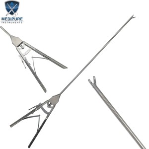 Portaagujas Laparoscópico Premium de Acero Inoxidable, Instrumento Quirúrgico Endoscópico para Cirugía General Mínimamente Invasiva - Product Image 1