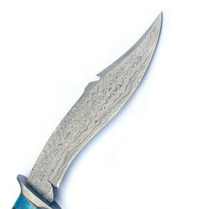 Couteau de chasse artisanal en acier Damas pour la survie en plein air et la collection de chasse - Les meilleurs couteaux en acier Damas - Product Image 5