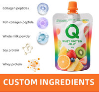 Bâtonnets de gelée de protéines de lactosérum nutrition sportive pour l'énergie et la masse musculaire maigre
