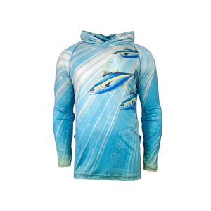 Sudadera con Capucha Personalizada para Pesca con Protección Facial, Venta al por Mayor, Sublimación, Manga Larga, Rendimiento, Secado Rápido, Torneo, UPF 50+ - Product Image 5