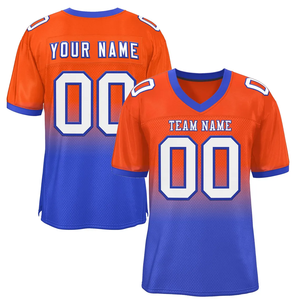 Custom <b>Mesh</b> American Football Jersey <b>Men</b> 100% Polyester Breathable Quick Dry <b>Top</b> Quality Rugby Uniform - Product Image 3