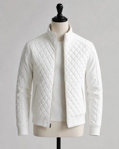Veste en cuir de haute qualité pour hommes, très élégante et stylée - Product Image 3