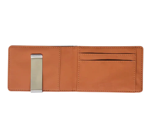 High Quality Men's Short <b>Wallet</b> Custom Crazy Horse Genuine Leather Card Holder With Fold Closure Mini <b>Smart</b> Slim Money Clip 2026 - Product Image 1