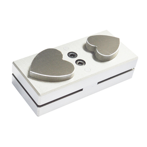 Juego de Cortadores de Disco en Forma de Corazón Jumbo, 2 Tamaños, 31 mm y 38 mm, Herramienta de Acero para Hacer Joyas de Oro, Plata, Latón y Metal |   GS589N-07 - Product Image 1