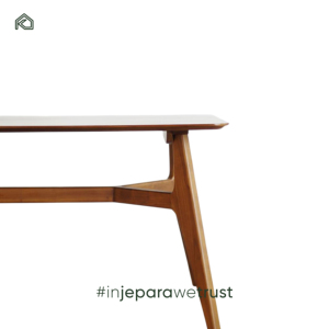Table de restaurant en teck massif, forme carrée moderne, ensemble de mobilier commercial pour salon, vente directe d'usine de Foshan - Product Image 3