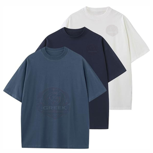 T-shirts Premium pour Hommes 100% Coton Respirant Décontracté Col Rond Manches Courtes Coupe Ample Séchage Rapide Vêtements Quotidiens Tendance OEM ODM - Product Image 4