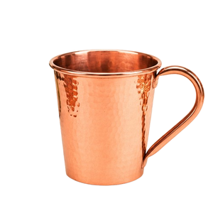 Taza Moscow Mule de Cobre Puro Martillado al por Mayor, Taza de Cobre Sólido Hecha a Mano con Asa Ergonómica, Apta para Alimentos, Resistente al Deslustre - Product Image 5