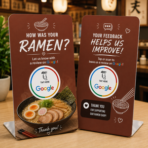 แท่นรับชำระเงินแบบ PVC NFC RFID พร้อมแท็กขนาดเล็ก สำหรับนามบัตร ธุรกิจ ร้านอาหาร คาเฟ่ ร้านเสริมสวย โรงแรม - Product Image 1