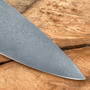 Custom Handmade Chef <b>Knife</b> Damascus Steel Professional Cooking <b>Knife</b> Luxury Wood Ambidextrous Handle Industrial Style 8-9.9in - Product Image 2