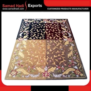 New Design Wool Tufted Pattern <b>Carpet</b> Factory Supplier Sale Handcrafted Embroidered Artisans Loop Pile Cotton Area Rug Wholesale - Product Image 6