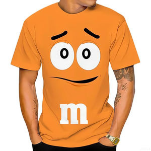 Camiseta de verano con estampado 3D de Chocolate Bean para niños, divertida, informal y a la moda - Product Image 2