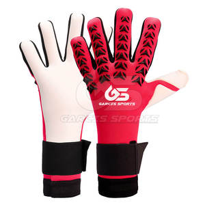 Gants de gardien de but de football rouge et blanc, antidérapants, respirants, légers, équipement d'entraînement de football - Product Image 2