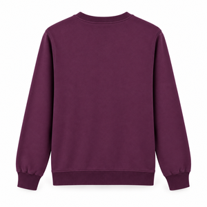 เสื้อสเวตเชิ้ตคอกลมสีดำสำหรับผู้ชาย ทรงปกติ ผ้าถักเนื้อแน่น แขนยาว สวมใส่สบาย - Product Image 2