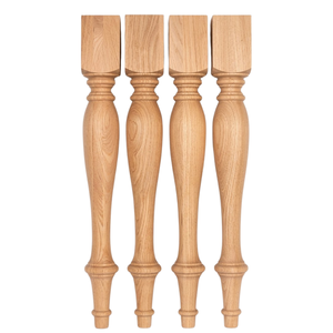 Patas de Madera Maciza para Muebles de Cocina, Postes de Soporte Decorativos Personalizados para Mesas de Comedor, Armarios e Interiores de Lujo - Product Image 1