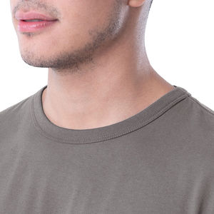 T-shirts décontractés en coton respirant à 100 % avec logo personnalisé pour hommes, t-shirts de sport à manches courtes extensibles en élasthanne respirant, vente en gros - Product Image 4