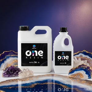 Resina Epoxi Metálica para Pisos Decorativos y Arte en Resina, Resina Epoxi con Efecto Metálico de Alto Brillo, Sistema de Recubrimiento Epoxi de Diseño - Product Image 1