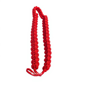 QUICK WAY INDUSTRIES Ceremonial Uniform Officer <b>Accessories</b> Custom Red Color US Ceremonial Artillery Shoulder Cord Sale Bulk - Product Image 3