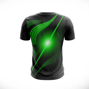 เสื้อยืดกีฬาแบบซับลิเมชั่น OEM สำหรับผู้ชายและผู้หญิง เนื้อผ้าโพลีเอสเตอร์น้ำหนักเบา แห้งเร็ว พิมพ์ลายทั่วตัว เหมาะสำหรับออกกำลังกาย ขายดีที่สุด - Product Image 6